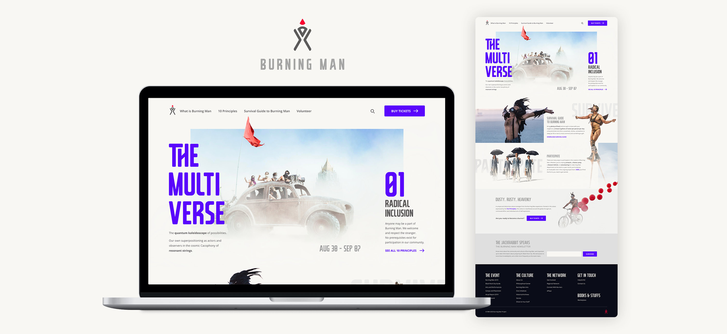 Burning Man UI