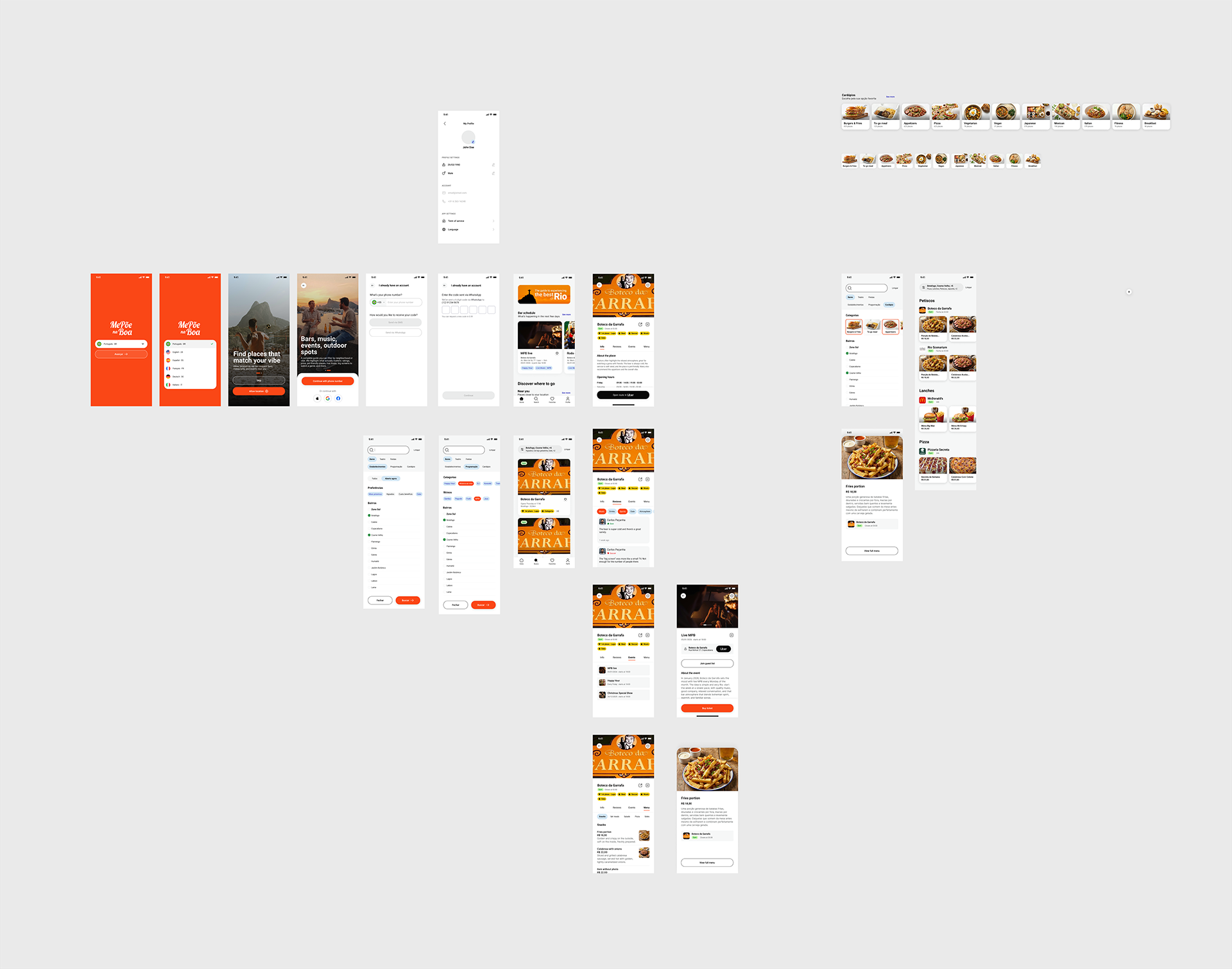MPB App UI Showcase